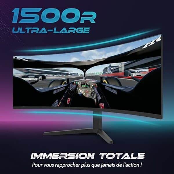 Découvrez notre test complet de l'écran gaming incurvé Vibox 49 pouces 165Hz : performances, qualité d'image et immersion pour les gamers exigeants.