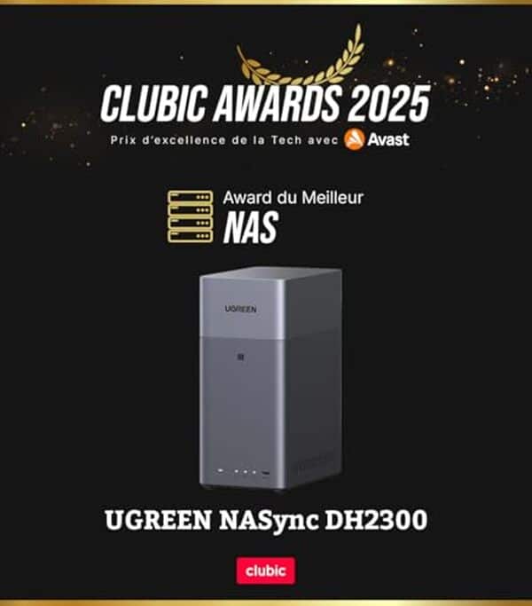 Découvrez notre test détaillé du UGREEN DH2300 : un NAS 2 baies performant avec support HDMI 4K pour vos besoins de stockage et de multimédia.