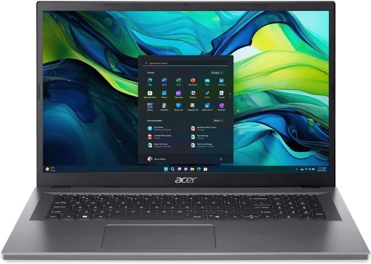 Test Acer Aspire 17 : performance et espace en un PC portable