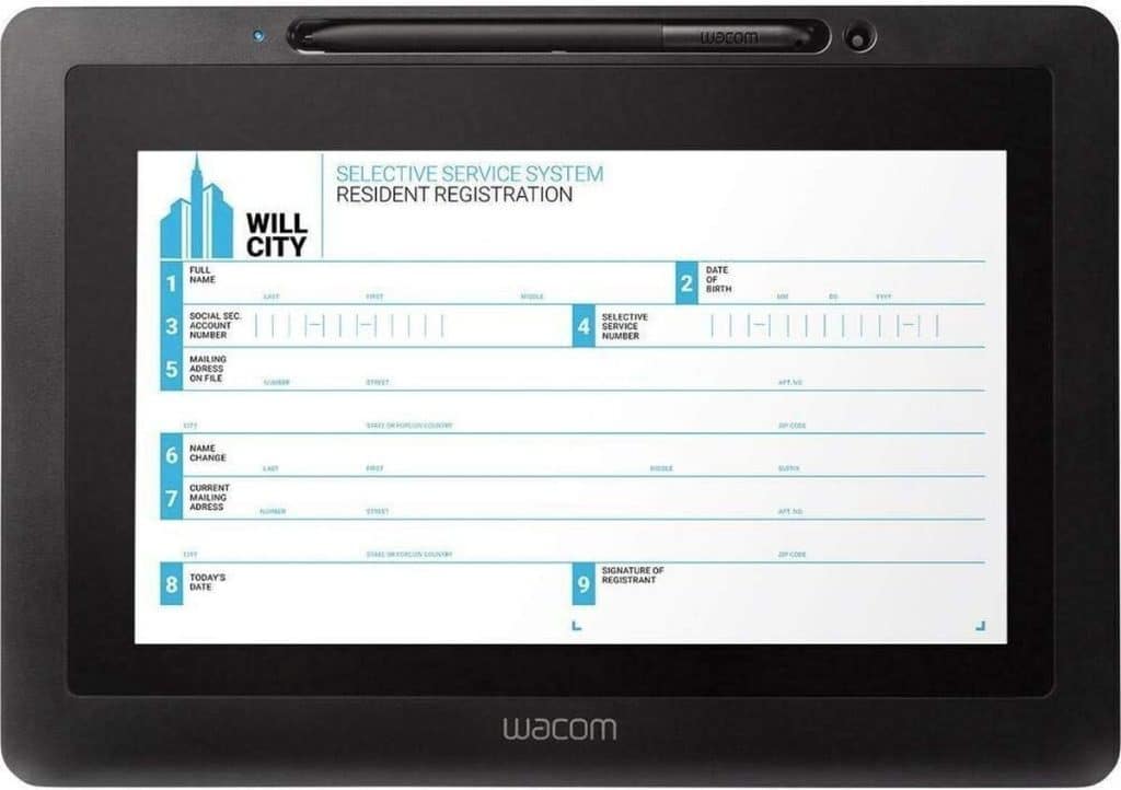 Test : tablette graphique Wacom Signature Set DTU1031X-CH2 pour e-documents