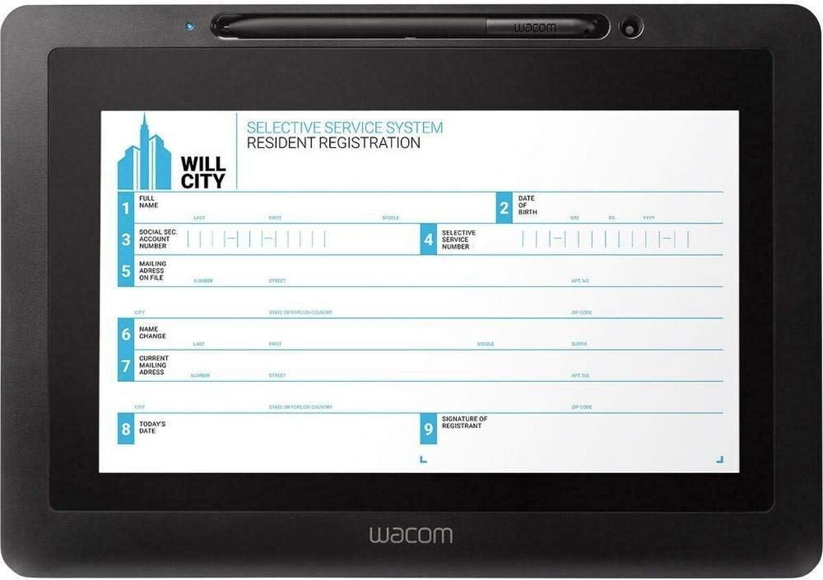 Test : tablette graphique Wacom Signature Set DTU1031X-CH2 pour e-documents