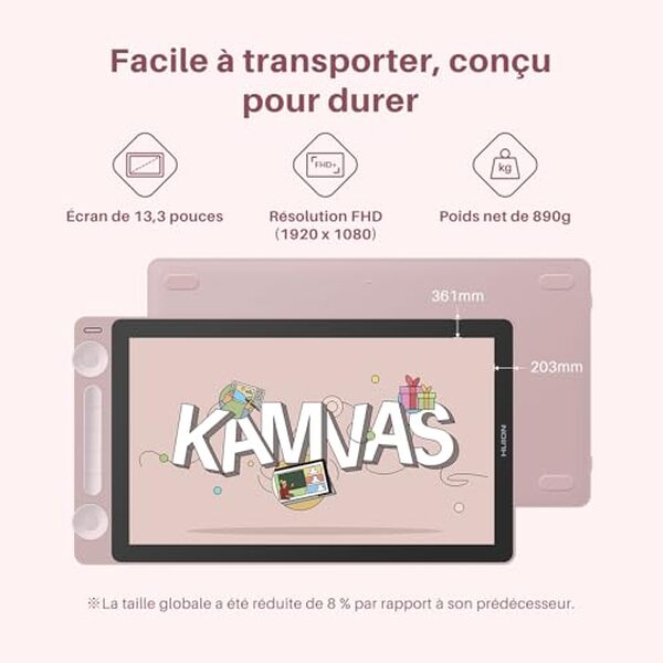 Découvrez notre test détaillé de la Huion Kamvas 13 Gen3 : caractéristiques, performances, avantages et inconvénients de cette tablette graphique pour dessinateurs et designers.