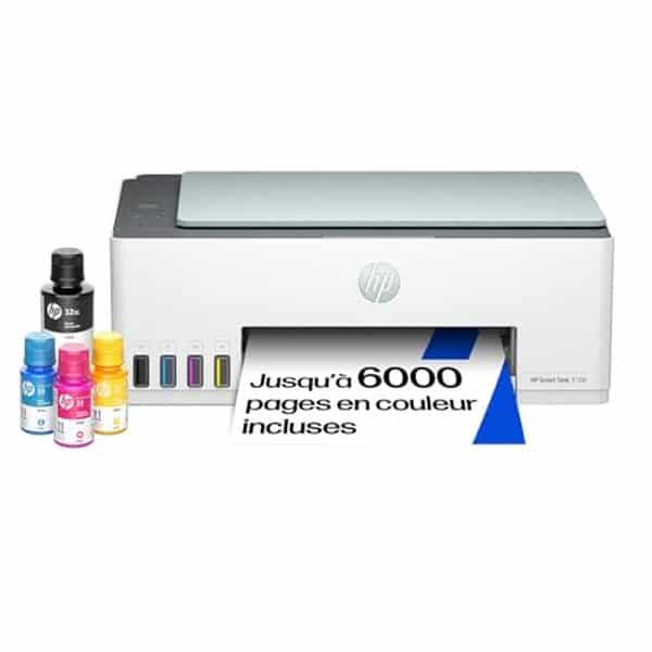 Découvrez l'imprimante HP Smart Tank 5108 : multifonction haute capacité, impression rapide et économique pour professionnels et familles. Avis complet et détaillé. 