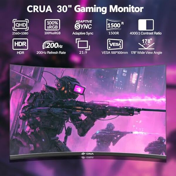 Découvrez notre test complet du moniteur gaming CRUA 30 ultrawide 200Hz : performances, qualité d'image et fluidité pour les gamers exigeants.