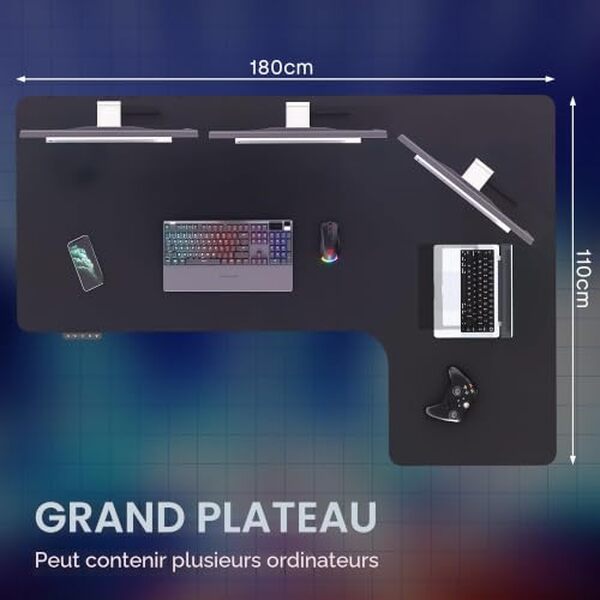 Découvrez notre test détaillé du bureau assis debout FLEXISPOT L électrique 180x110 cm. Avis, caractéristiques et performances de ce meuble de travail innovant.