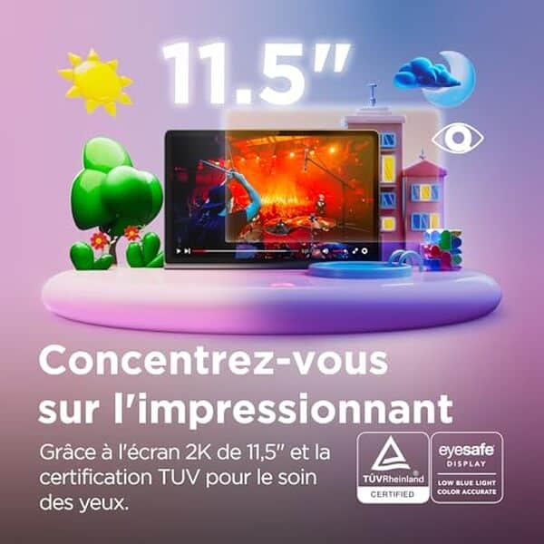 Découvrez notre test détaillé de la Lenovo Tab Plus 11.5 pouces. Performances, écran, autonomie : tous les avis sur cette tablette tactile premium.