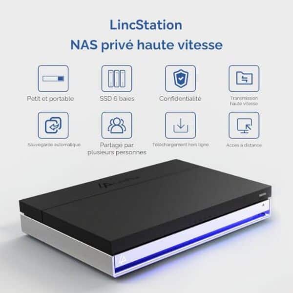 Découvrez notre test complet du LincStation N1, un nAS performant 6 baies avec sortie HDMI 4K. Caractéristiques, performances et avis d'expert.
