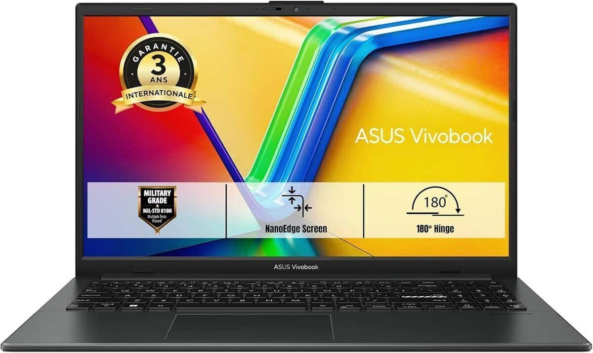 Test : asus Vivobook Go 15, puissance et performance