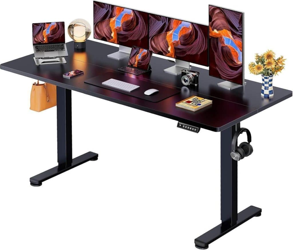 Test du bureau assis debout électrique ErGear 160x80 cm noir