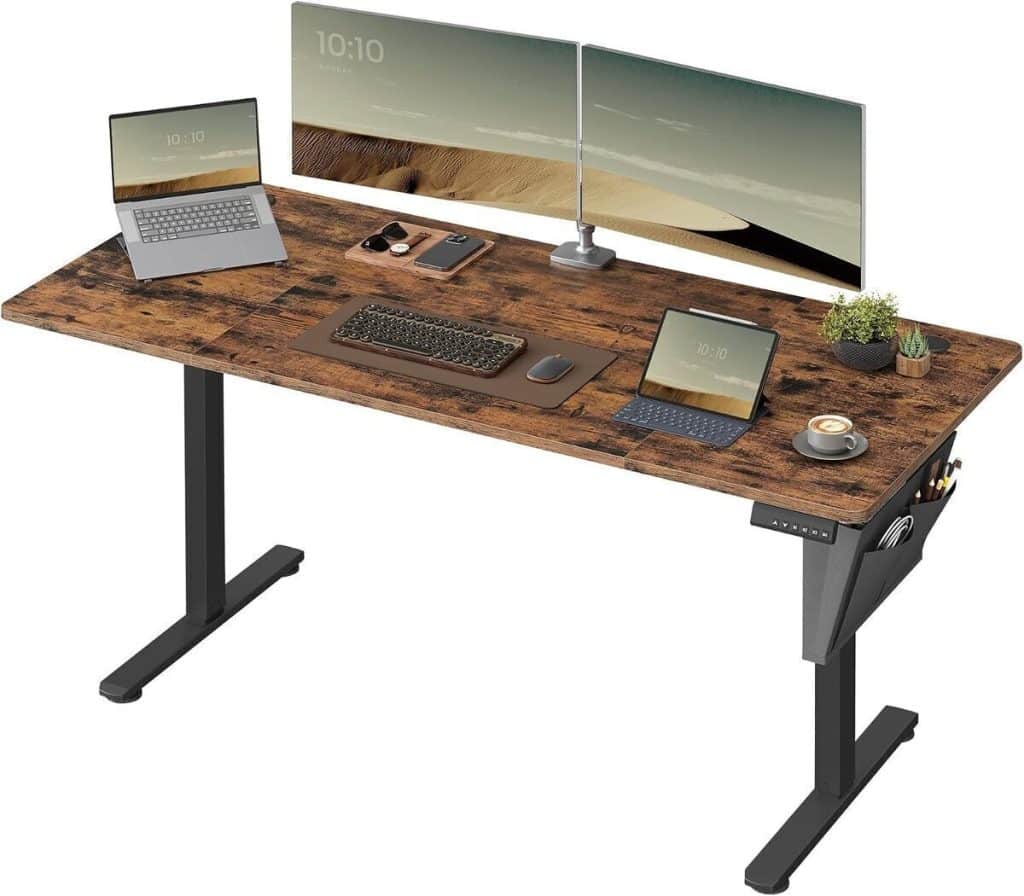 Test du bureau électrique SONGMICS LSD136K01 : ergonomie et élégance en télétravail