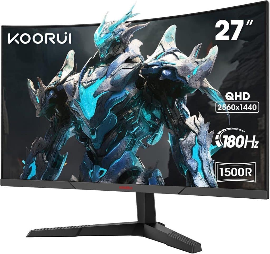 Test : écran gaming incurvé KOORUI 27'' 180Hz