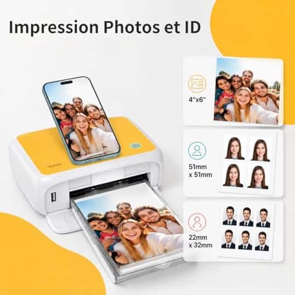 Découvrez notre test complet de l'imprimante photo portable Yoton 10x15 avec wifi : caractéristiques, qualité d'impression et verdict sur ce modèle compact.