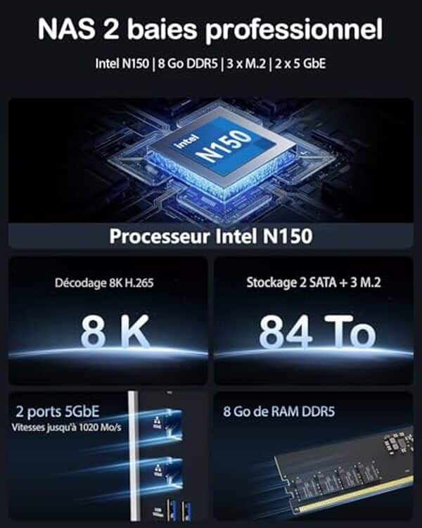 Découvrez notre test détaillé du Terramaster F2-425 Plus : stockage NAS puissant et flexible pour professionnels et particuliers en quête de performance.