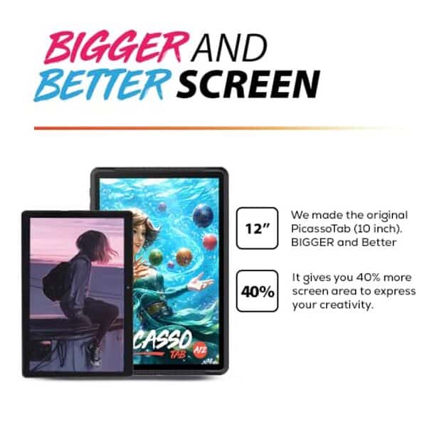 Découvrez notre test complet de la PicassoTab A12, une tablette graphique autonome avec écran 2K. Caractéristiques, performances et verdict pour les créatifs.