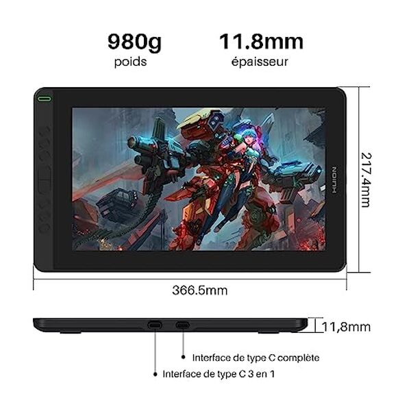 Découvrez notre test détaillé de la tablette graphique HUION Kamvas 13 avec écran laminé. Performances, prix et avis complet pour les créatifs et designers. 