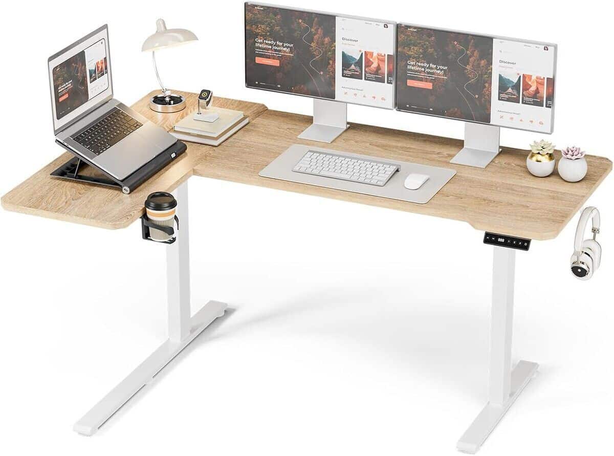 Test : bureau réglable Acrolix électrique 150x100 cm pour télétravail