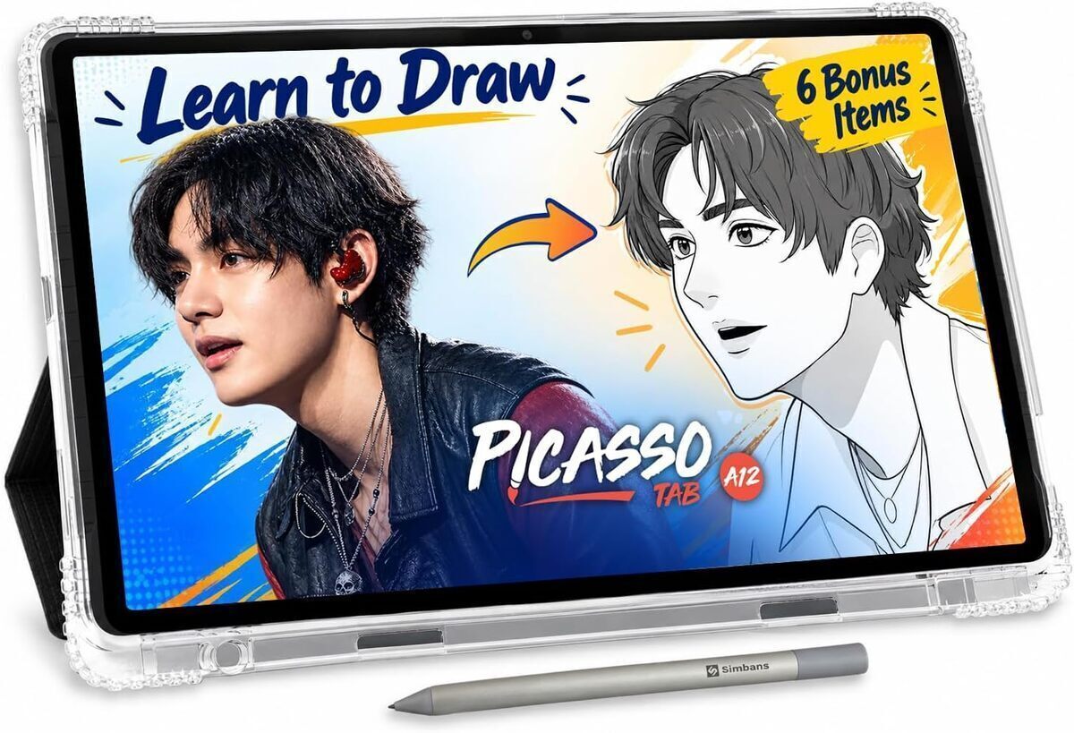 Test de la PicassoTab A12 : tablette graphique autonome avec écran 12" 2K