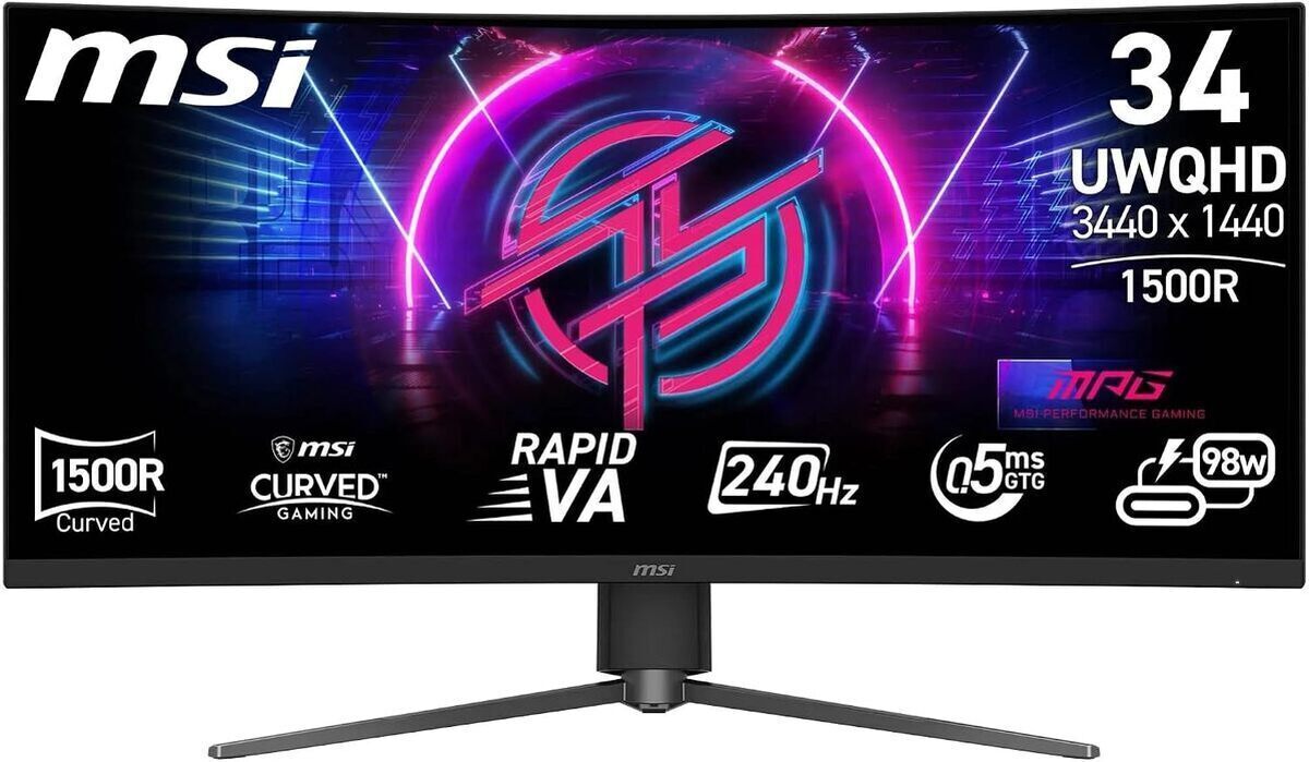 Test de l'écran gaming incurvé MSI MPG 346CQRF X24