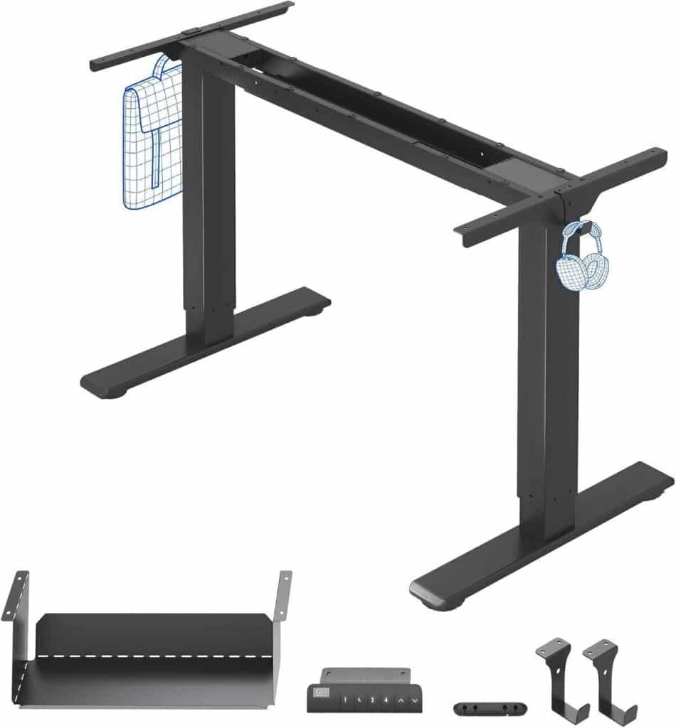 Test du bureau assis-debout électrique FLEXISPOT à 2 moteurs