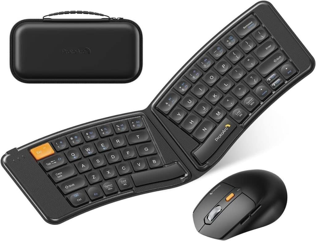 Test du clavier souris ergonomique pliable ProtoArc XKM03 : l'allié des voyageurs