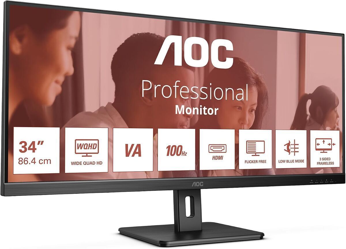 Test du moniteur AOC U34E2M : immersion wqhd 34 pouces