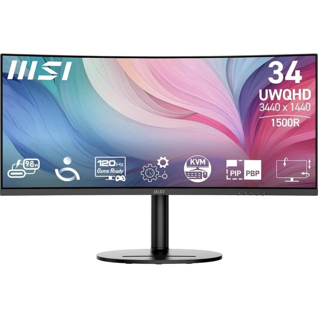 Test du MSI Modern MD342CQP : écran incurvé 34" UWQHD