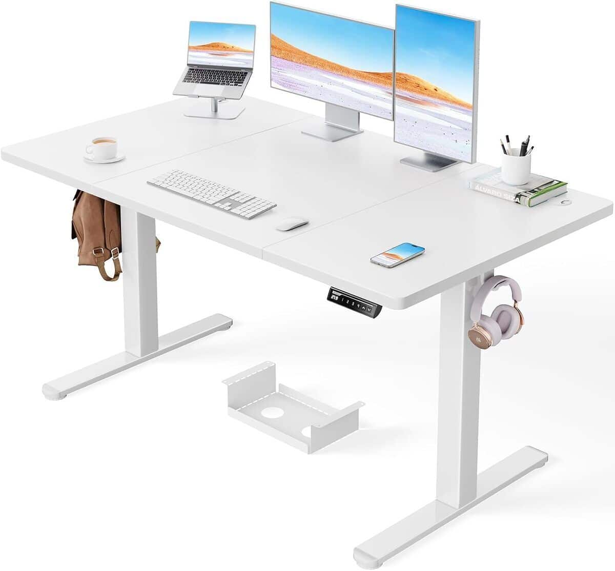 Test : erGear bureau assis-debout électrique avec moteur brushless, 140 x 80 cm