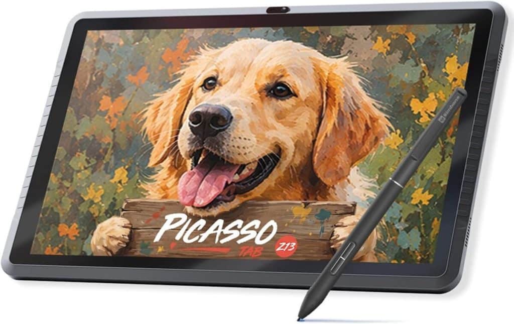 Test : tablette de dessin PicassoTab-Z13, stylet EMR sans batterie
