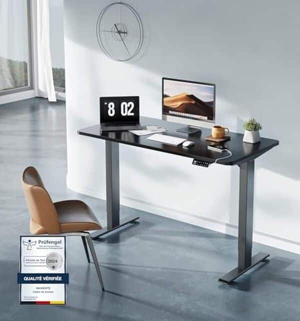Découvrez notre test détaillé du bureau assis-debout MAIDeSITe à 2 étages avec moteurs réglables : ergonomie, performance et prix analysés. 