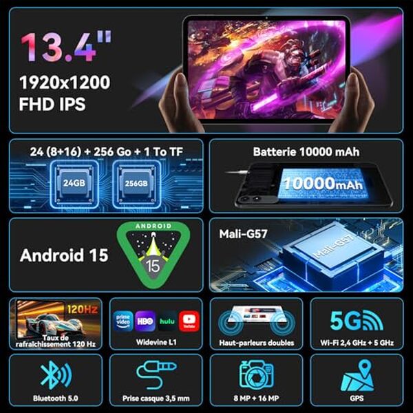 Découvrez notre test complet de la tablette T60 Pro 13, 4 pouces avec clavier. Performances, écran, autonomie : tous les détails pour choisir votre tablette.