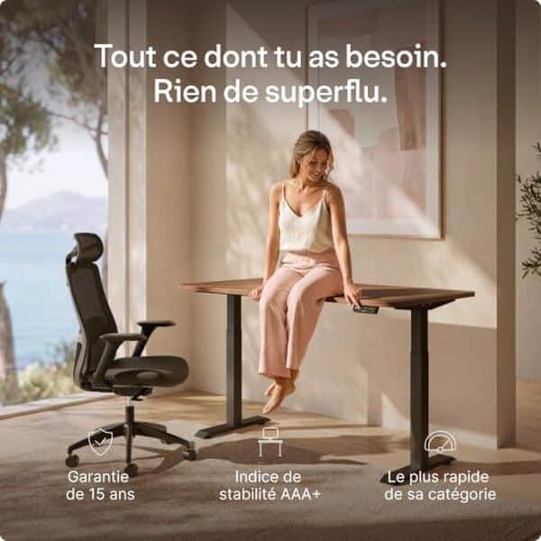 Découvrez notre test détaillé du bureau assis-debout électrique Desktronic 160x80 cm : ergonomie, fonctionnalités et performance pour votre espace de travail.