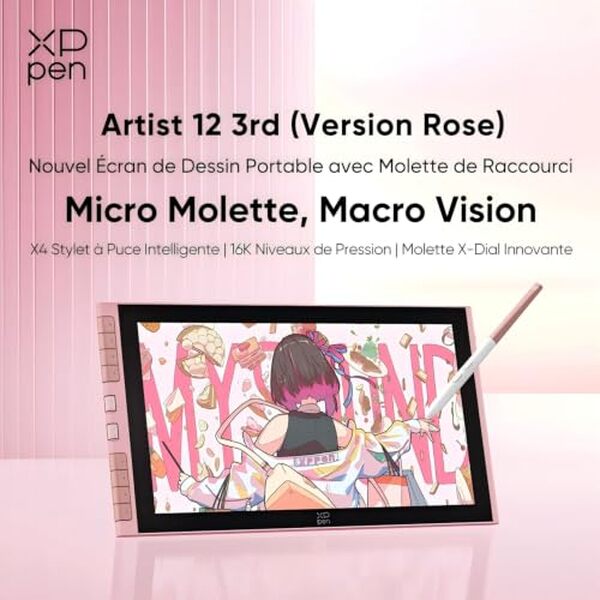Découvrez notre test complet de la tablette graphique XP-Pen Artist 12 3rd Rose, l'outil idéal pour les débutants en dessin numérique. Performances, prix et fonctionnalités analysés.