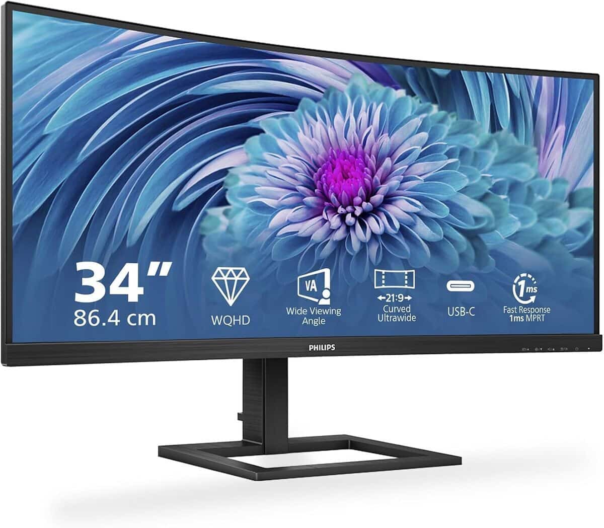 Test de l'écran incurvé Philips 346E2CUAE : immersion totale