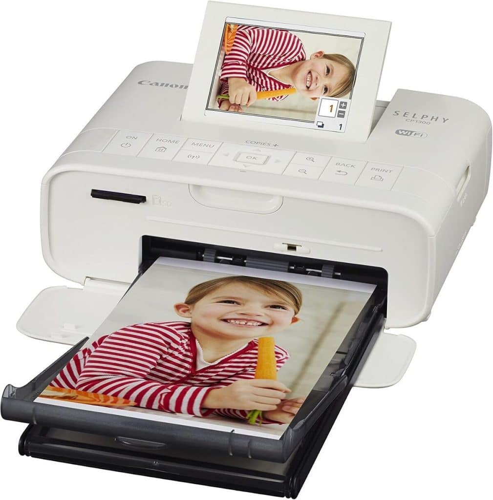 Test de l'imprimante Canon Selphy CP1300 blanche