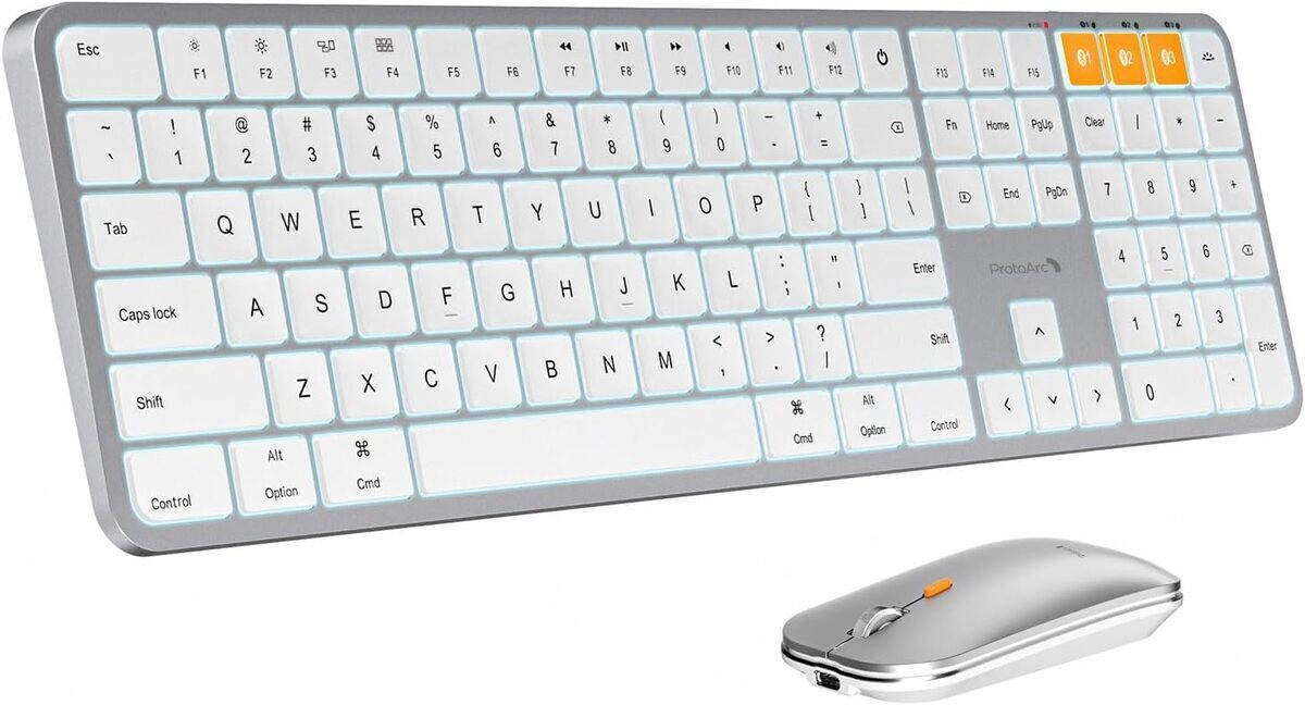 Test du combo Bluetooth ProtoArc KM100-A : clavier et souris pour Mac multi-appareils