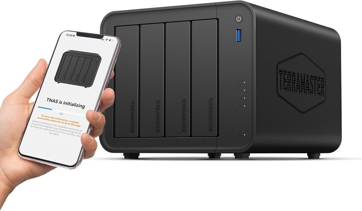 Test du NAS Terramaster F4-425 : stockage 4 baies performant