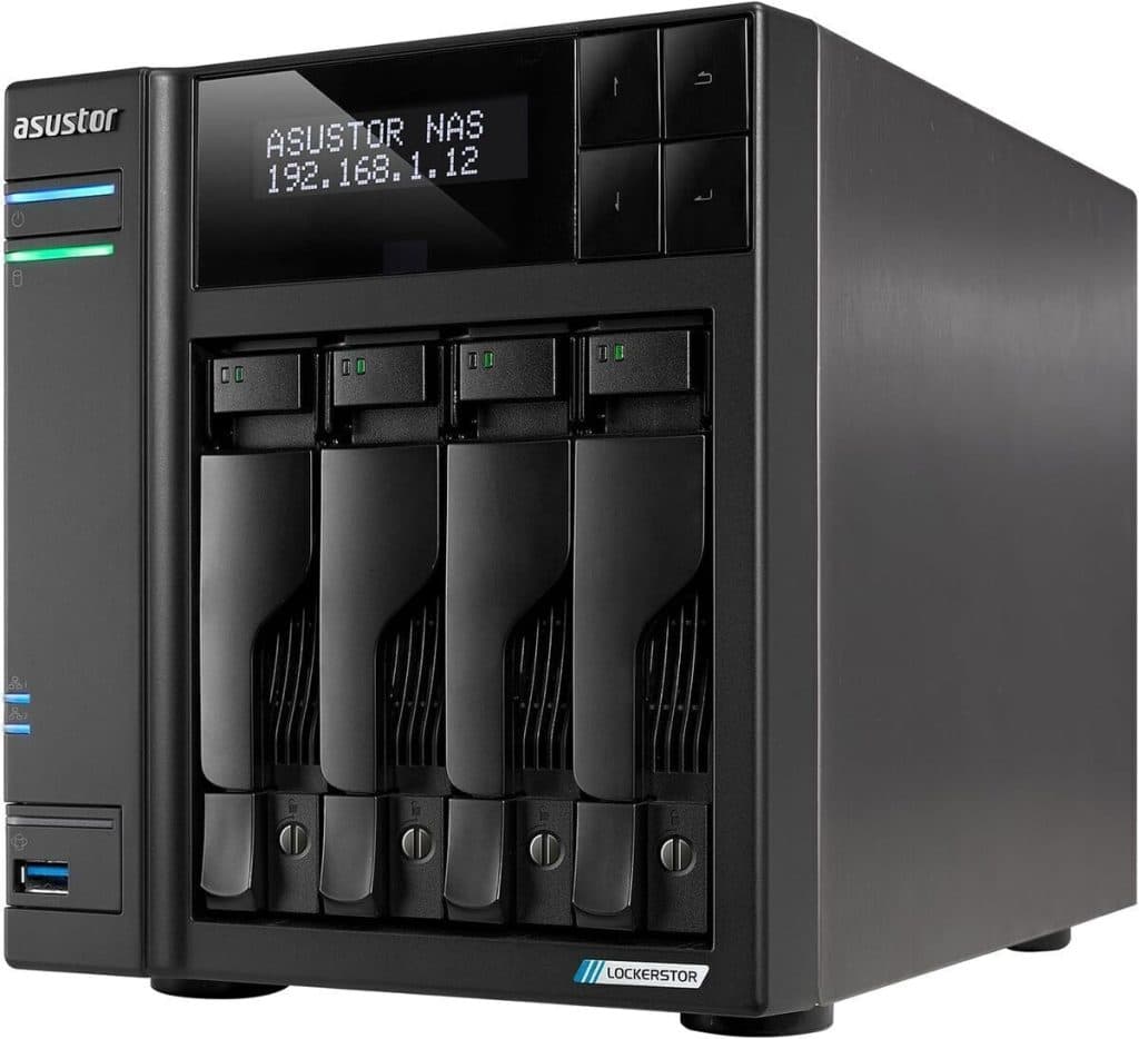 Test du serveur NAS Asustor Lockerstor 4 Gen2+ AS6704T v2 : puissance et connectivité