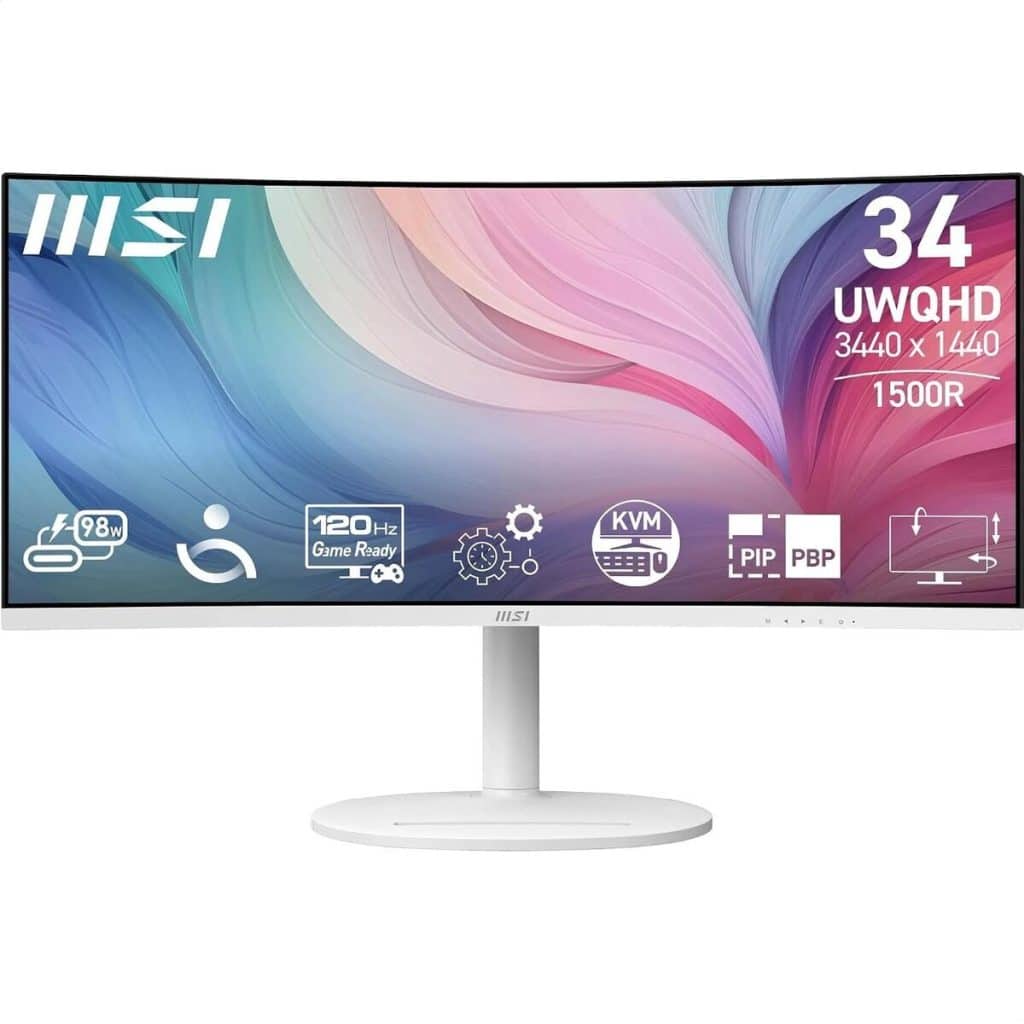 Test : écran incurvé MSI Modern MD342CQPW 34" UWQHD