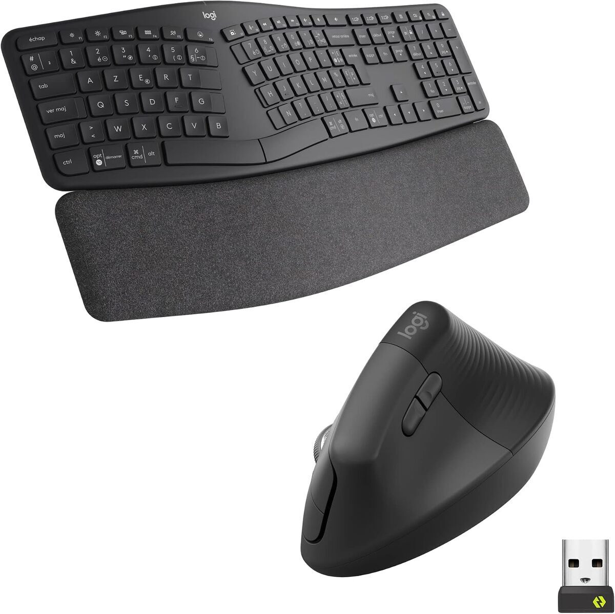 Test : logitech Ergo K860, clavier ergonomique sans fil - gris