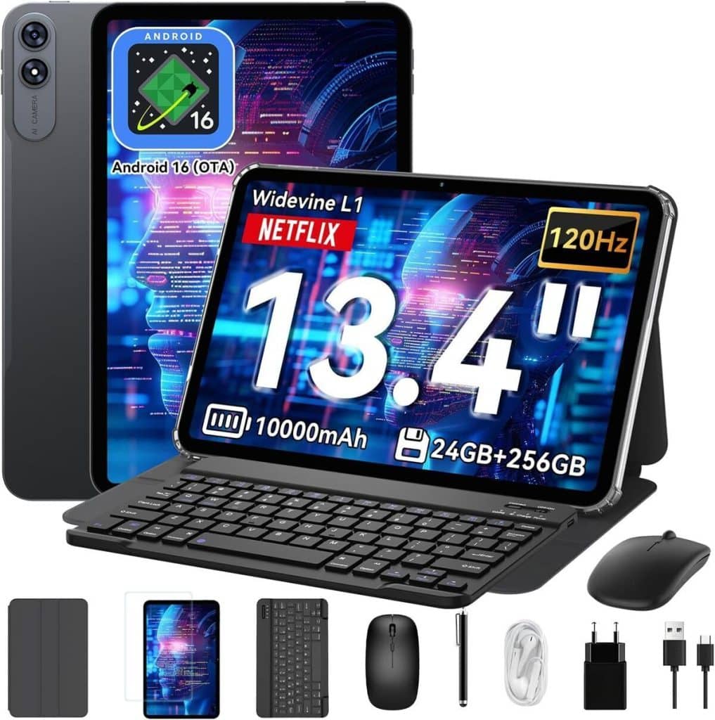 Test : tablette T60 Pro, 13, 4 pouces et clavier