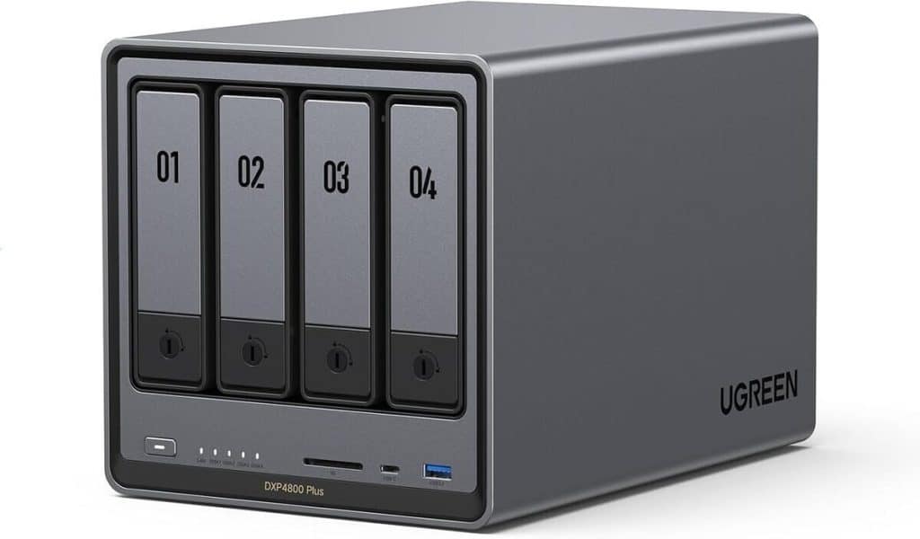 Test : uGREEN NASync DXP4800 plus, puissance et stockage à 4 baies